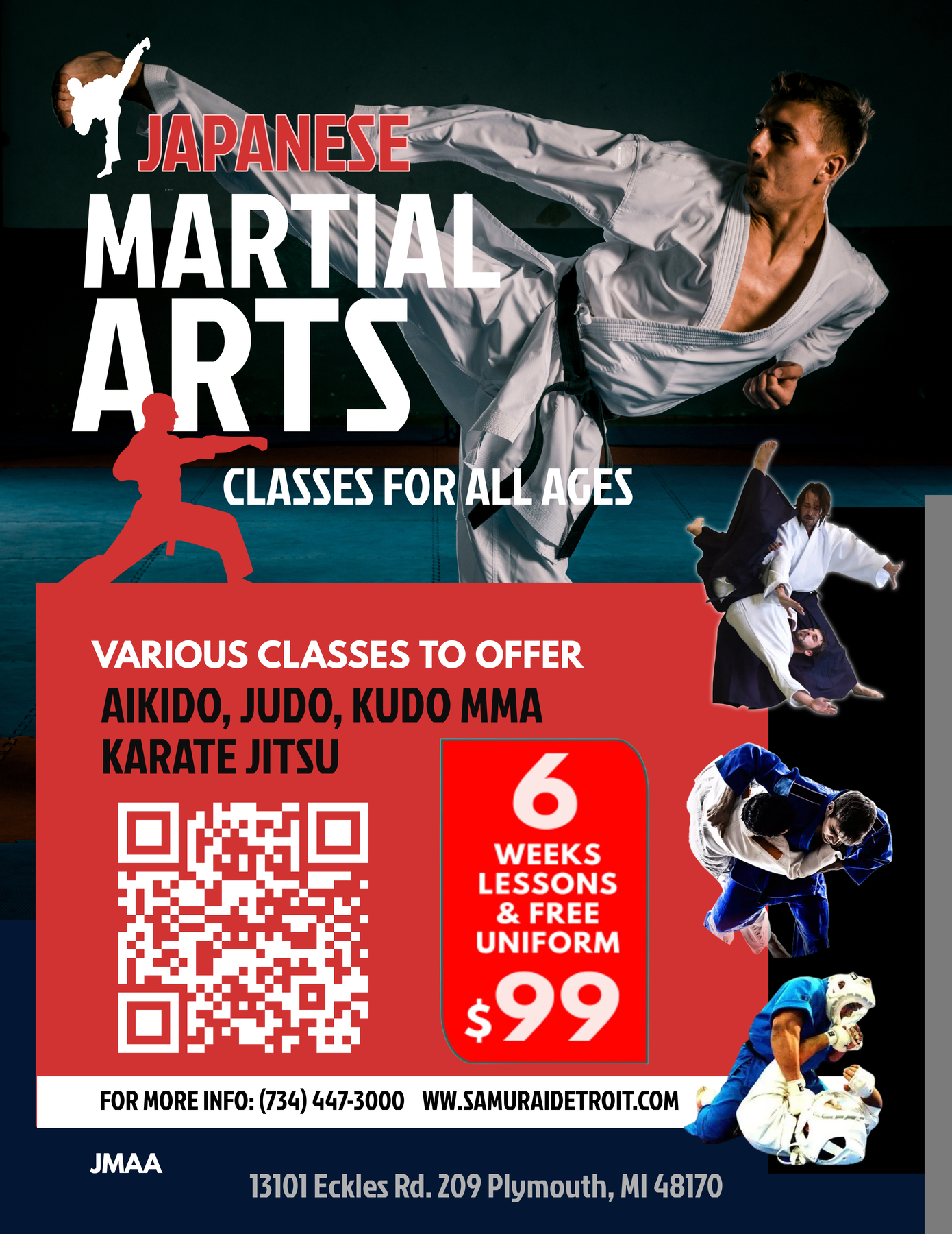 Martial Art Class Flyer